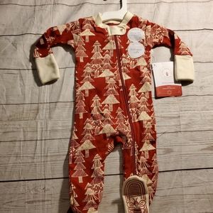 NWT Burt's bees baby Christmas holiday pajamas